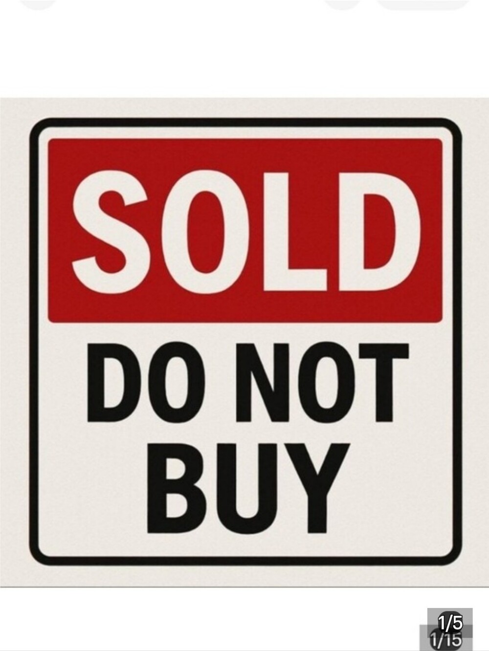 7/6 Do Not Share SOLD